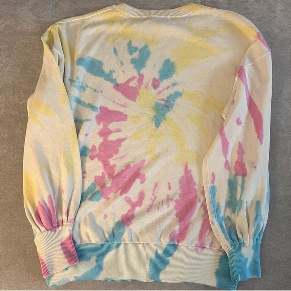 Lea & Viola Crewneck Sweater Tie Dye Size Small - Picture 4 of 6